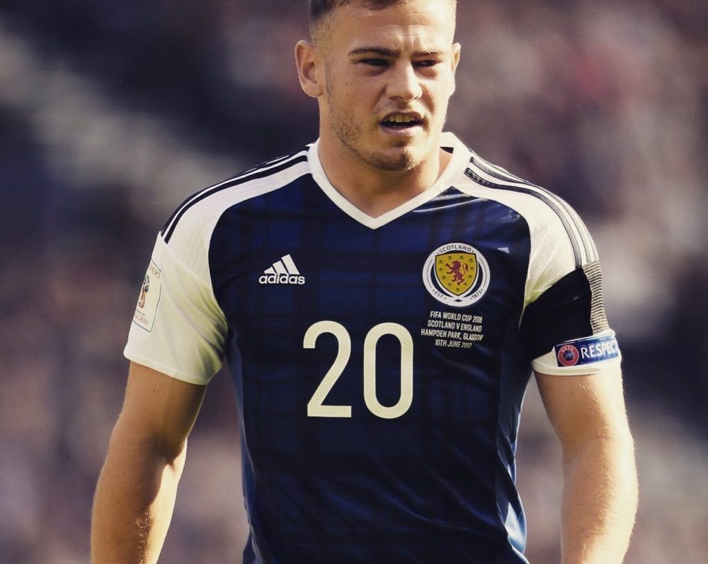 A picture of Ryan Fraser when he featured for Scotland.