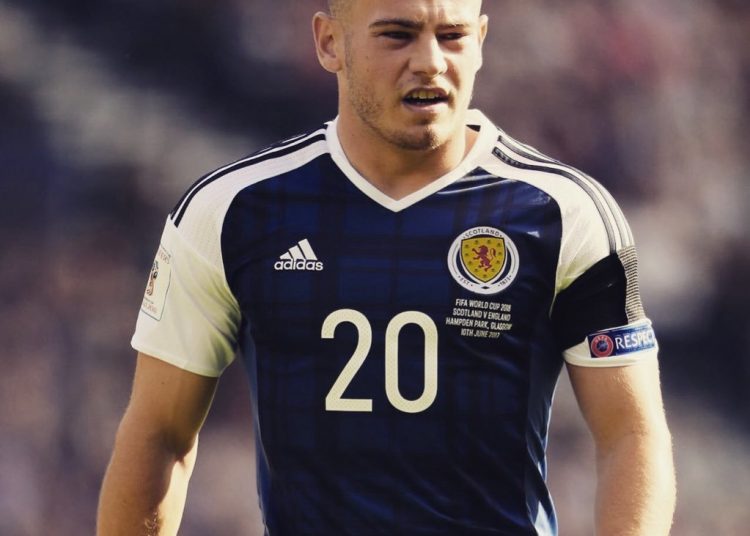A picture of Ryan Fraser when he featured for Scotland.