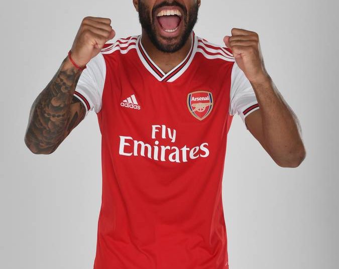 Alex Lacazette of Arsenal. Arsenal Training Ground, London Colney, Hertfordshire, 4th April 2019. Copyright : Stuart MacFarlane / Arsenal Football Club.