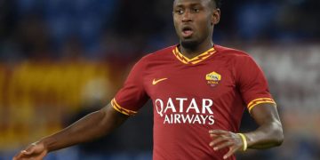 ROME, ITALY - JANUARY 05: Amadou Diawara of AS Roma looks on during the Serie A match between AS Roma and Torino FC at Stadio Olimpico on January 5, 2020 in Rome, Italy. (Photo by Giuseppe Bellini/Getty Images)
