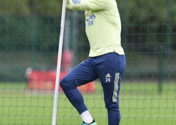 ST ALBANS, ENGLAND - SEPTEMBER 08: Granit Xhaka of Arsenal during a training session at London Colney on September 08, 2020 in St Albans, England. (Photo by Stuart MacFarlane/Arsenal FC via Getty Images)