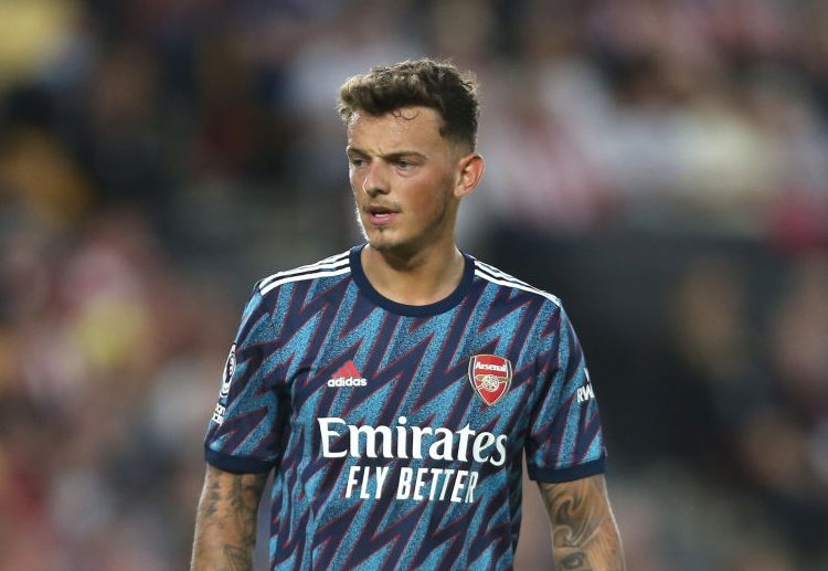 BRENTFORD, ENGLAND - AUGUST 13: Arsenal's Ben White during the Premier League match between Brentford and Arsenal at Brentford Community Stadium on August 14, 2021 in Brentford, England. (Photo by Rob Newell - CameraSport via Getty Images)